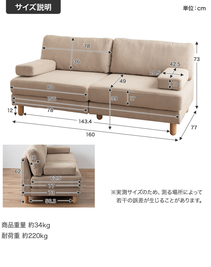サイズ説明
