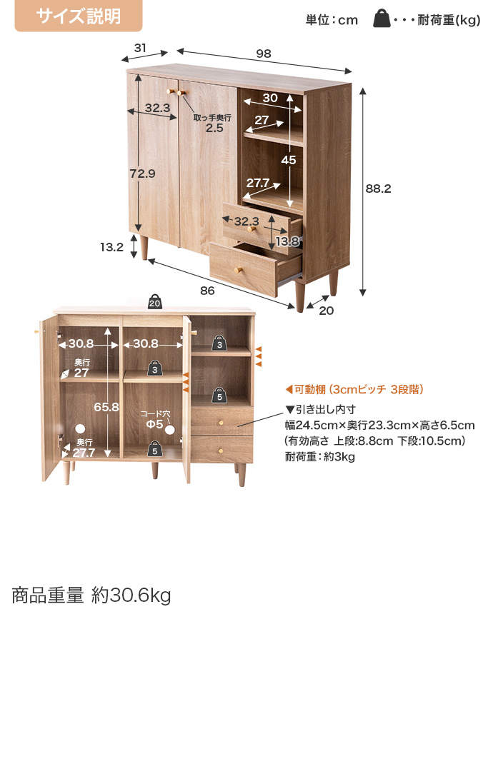 サイズ説明