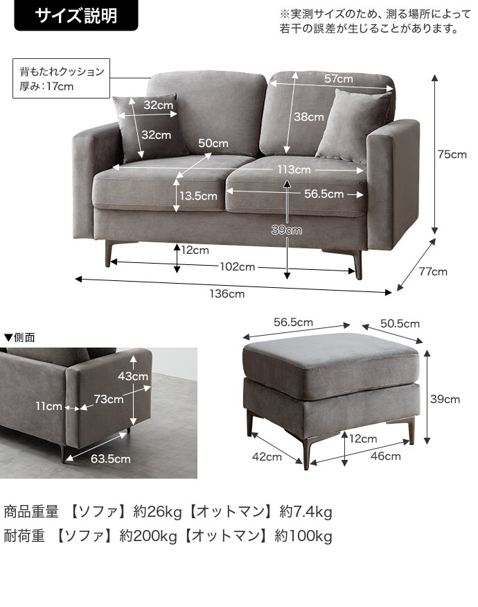 サイズ説明