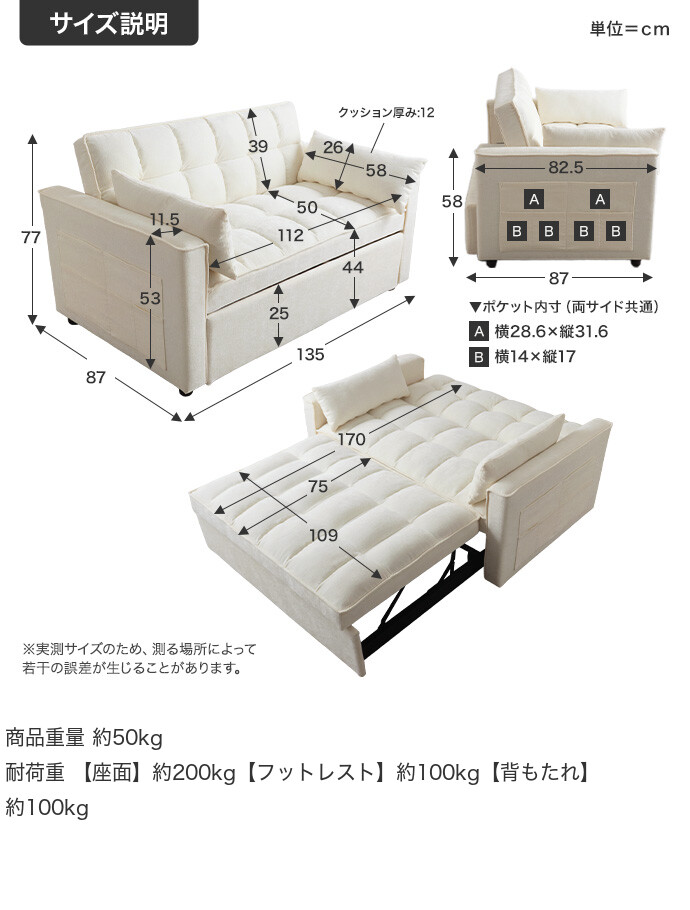 サイズ説明