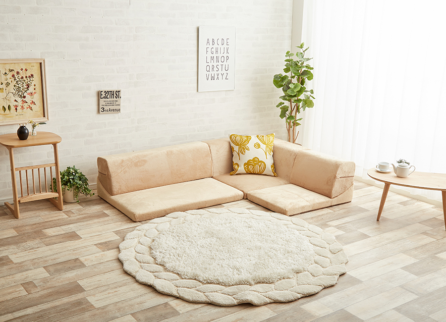 北欧カラーのフロアソファでリラックス空間を演出 家具 インテリア通販は家具350 公式