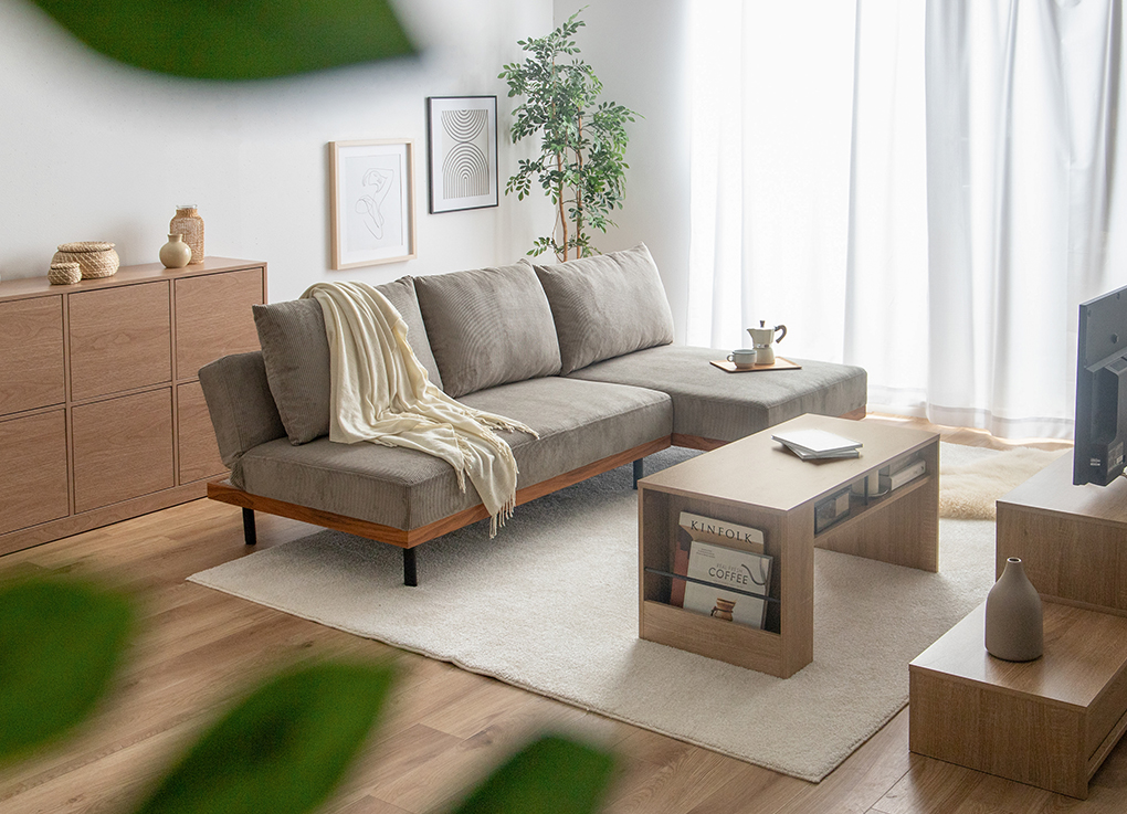 くつろぎを深める、ヴィンテージライクなリビングインテリア