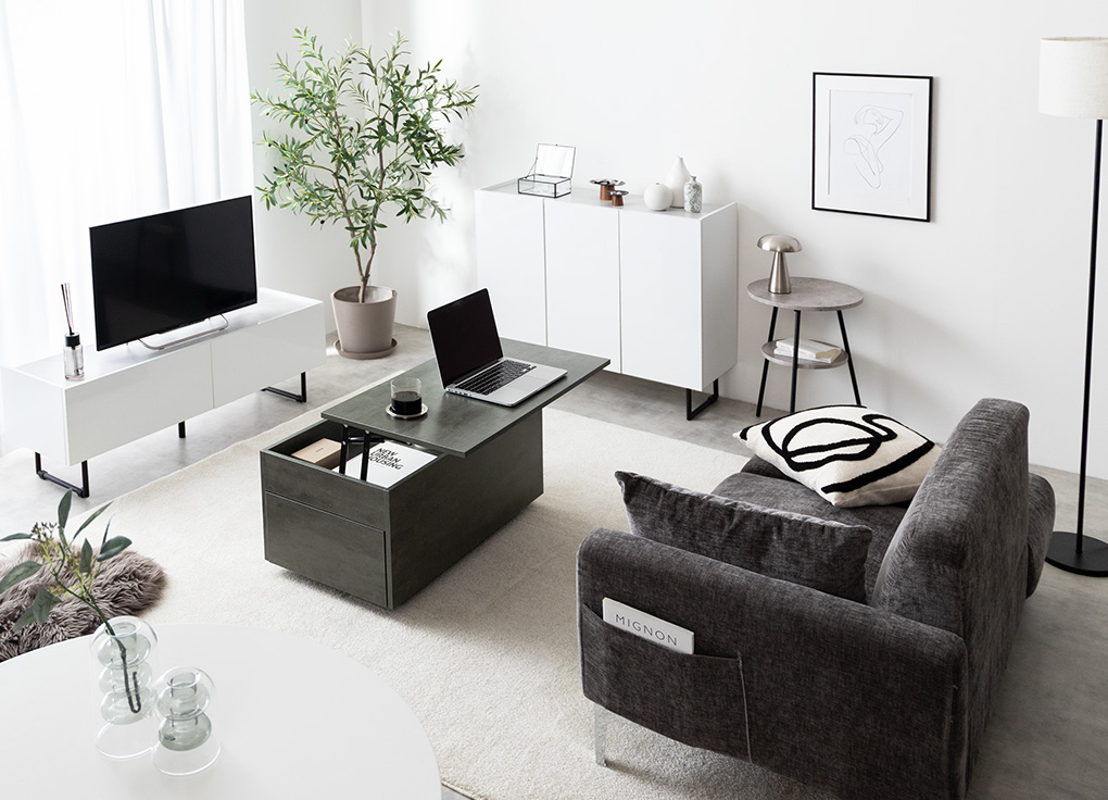 暮らしをスマートに整える、余白のあるモダンリビング