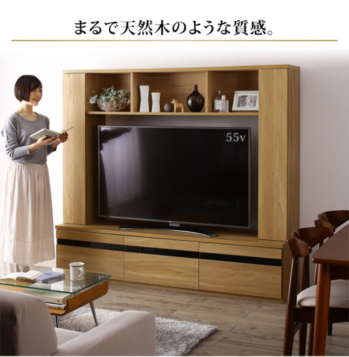 g1005691]【幅180cm】Title 55型対応ハイタイプテレビボード ハイ