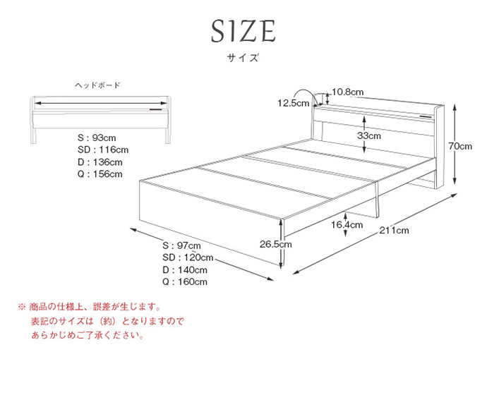 g6140]【ダブル】Rues Mスペースベッドフレーム ダブルベッド | 家具