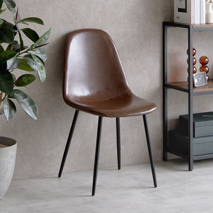 【単品】Jolly ダイニングチェア(PVCレザー)