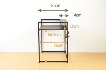 MARTIN デスク幅90cm【美品】【在宅勤務/リモートワーク】 MARTIN デスク／キャビネット｜ナチュラル/ブラウン/新生活2012