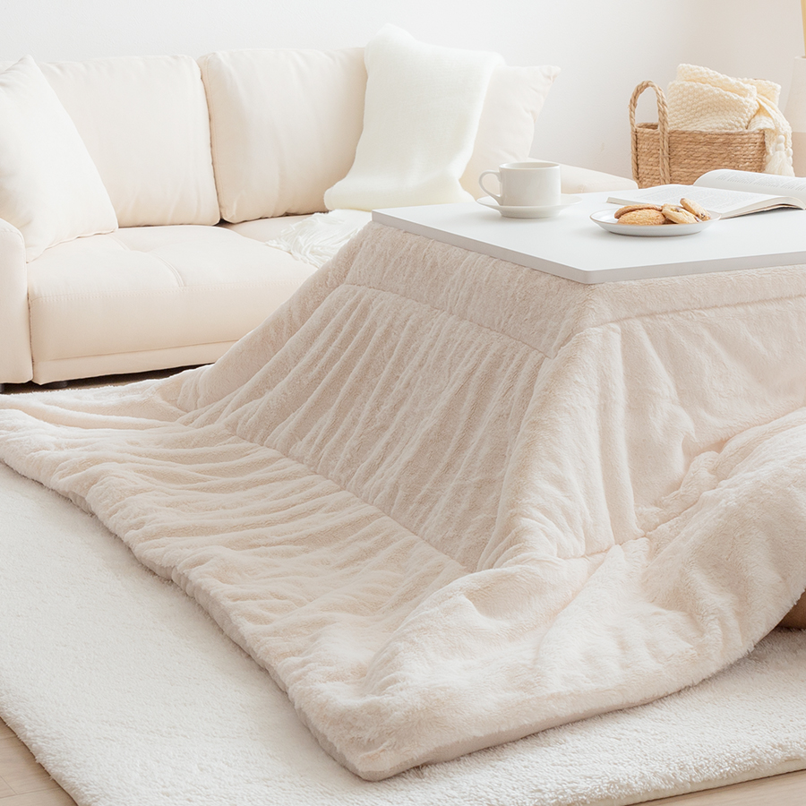 【長方形:190cm×240cm】Chubby リバーシブルファーこたつ布団