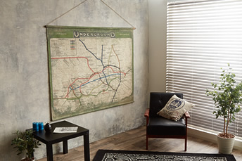 g1945]Underground Tapestry アートポスター | 家具・インテリア