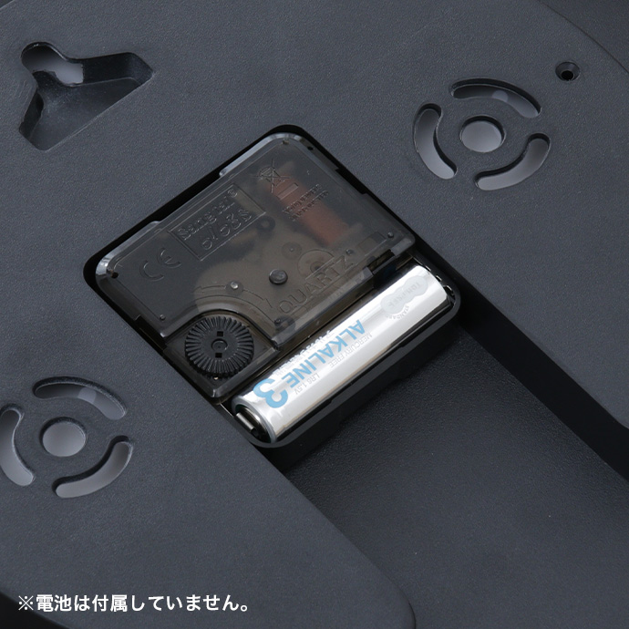 単3電池を1本入れるだけですぐに動作