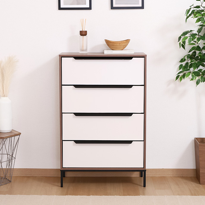 すっきり整う、使いやすいファブリックチェスト