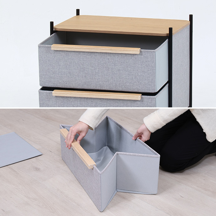 軽くて出し入れしやすい引き出し