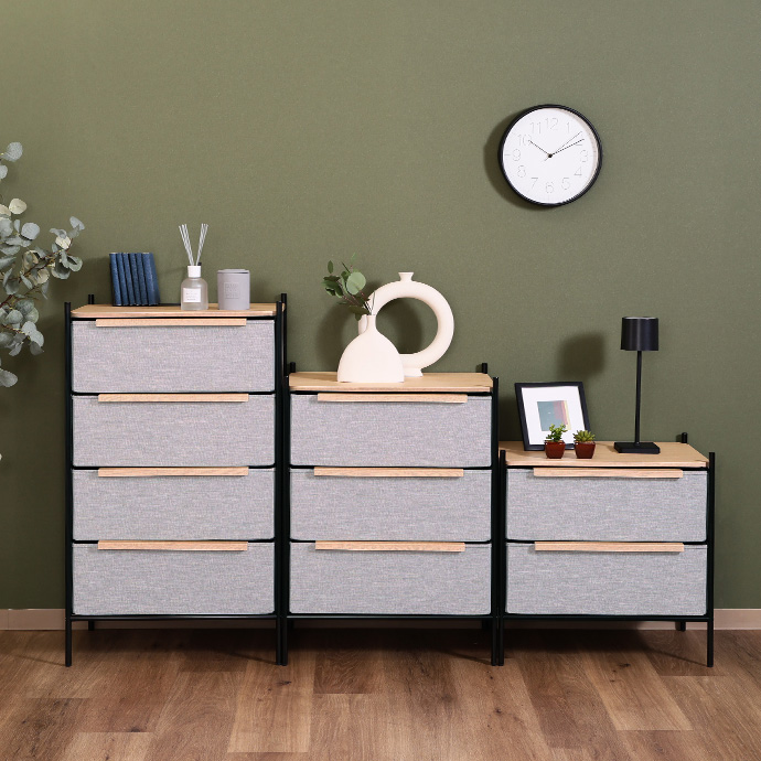 シリーズで揃えて統一感のある空間に