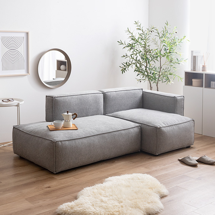 空間を広々と見せるロー設計