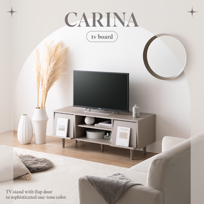 g134069]【幅110cm】Carina フラップ扉付テレビ台 ローボード | 家具・インテリア通販は家具350【公式】