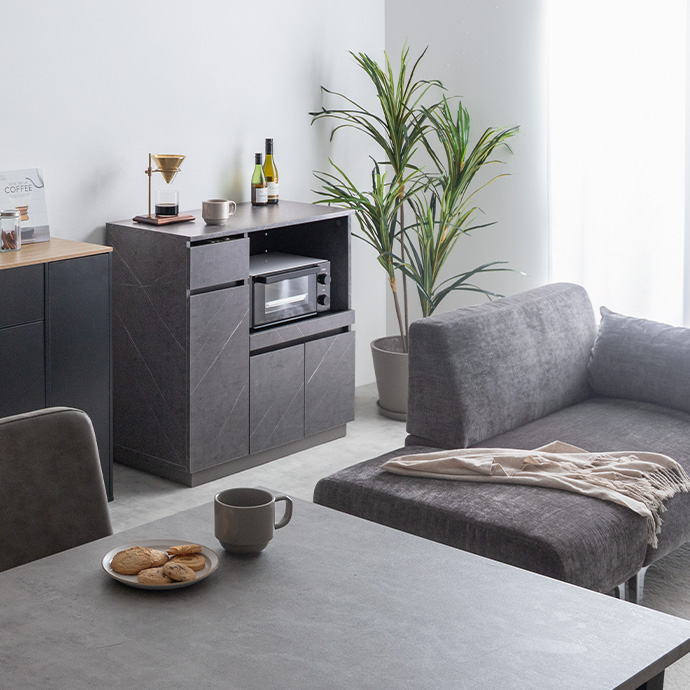 洗練された雰囲気漂うすっきりしたノイズレスデザイン