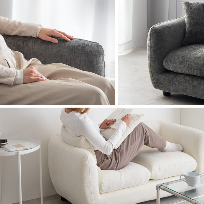 多用途に使える、ボリュームのある肘掛け