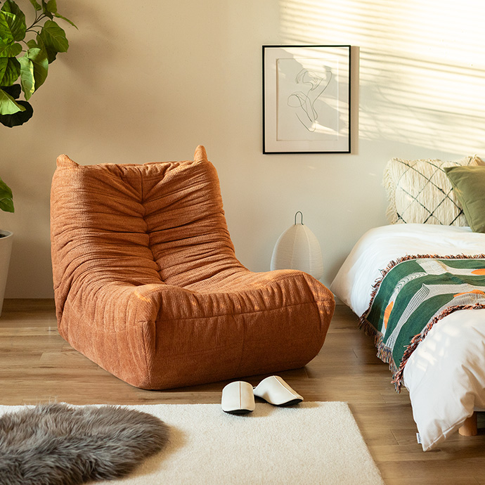 なめらかな曲線がつくる、やさしい存在感