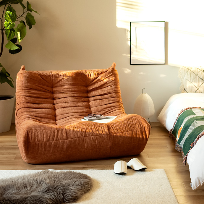 なめらかな曲線がつくる、やさしい存在感