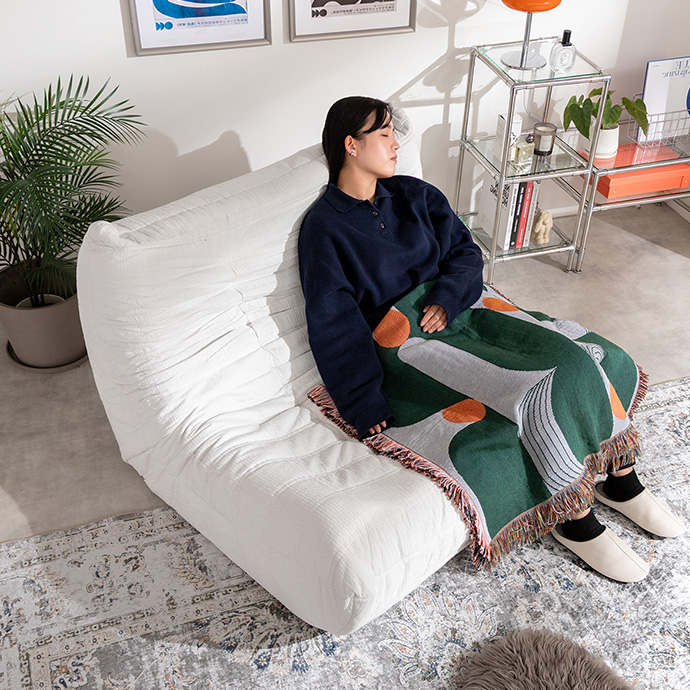 自然と力が抜ける、快適な座り心地