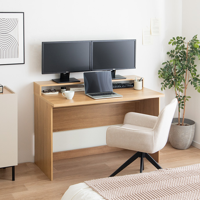 ゆとりのある作業スペースが確保できるサイズ感