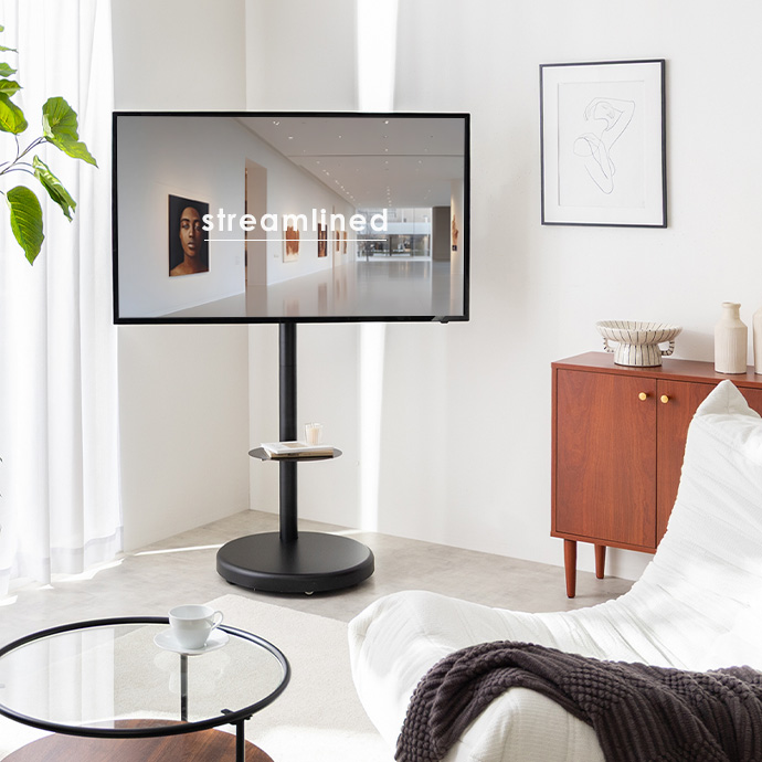 便利な機能とデザイン性を兼ね備えたテレビスタンド