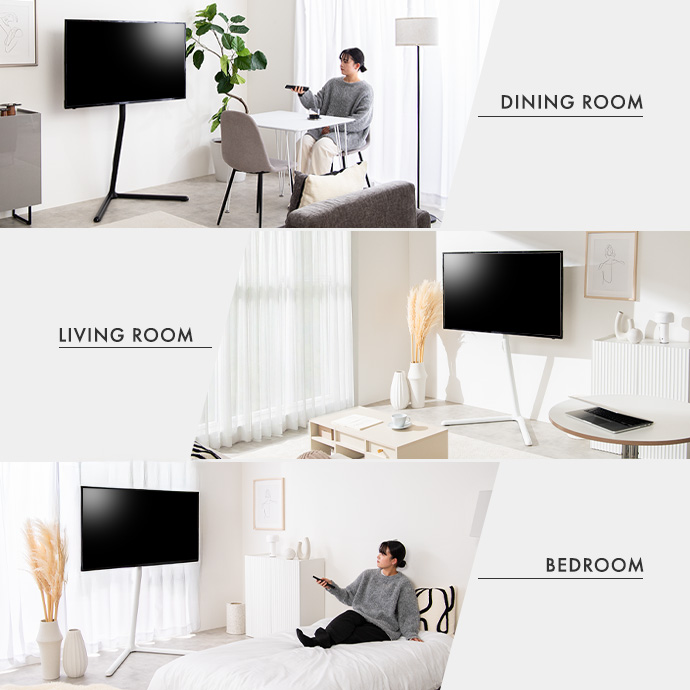 省スペースで置けて、設置場所を選ばない自立型