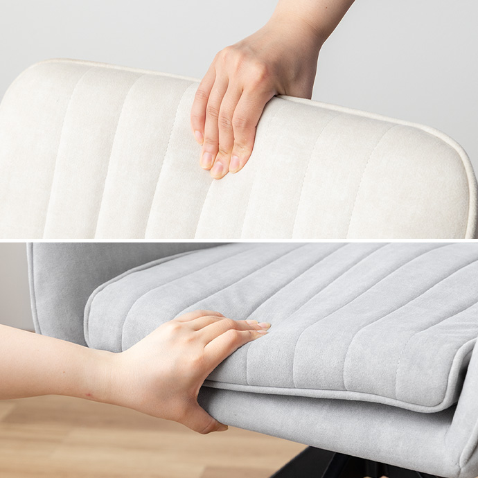 長時間座っても疲れにくい、安定感のあるクッション